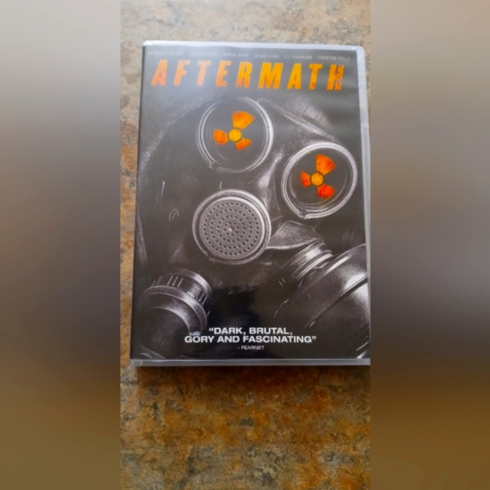 Aftermath DVD — Black & Orange Gas Mask Cover